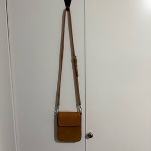 Madison West Tan Crossbody Bag